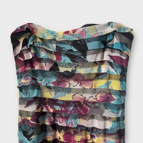 BCBGMAXAZRIA “Dharma” fittted sleeveless formal maxi dress, size 0 - Picture 3 of 9